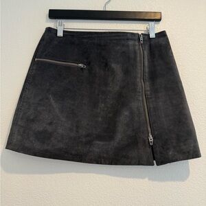 BlanKNYC (Nordstrom) - Suede Skirt - Charcoal - Size 27